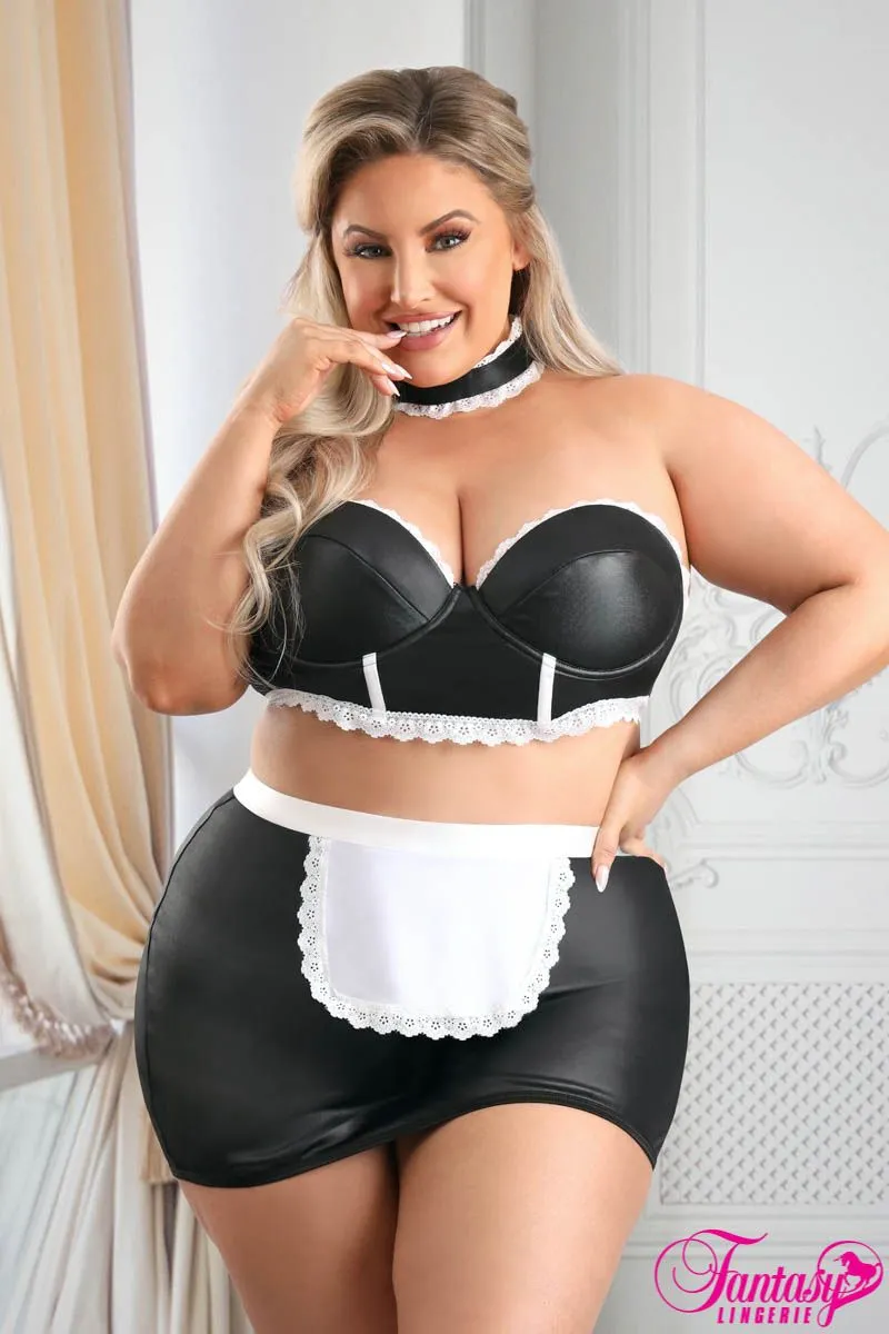 4Pc. Sexy Maid Set