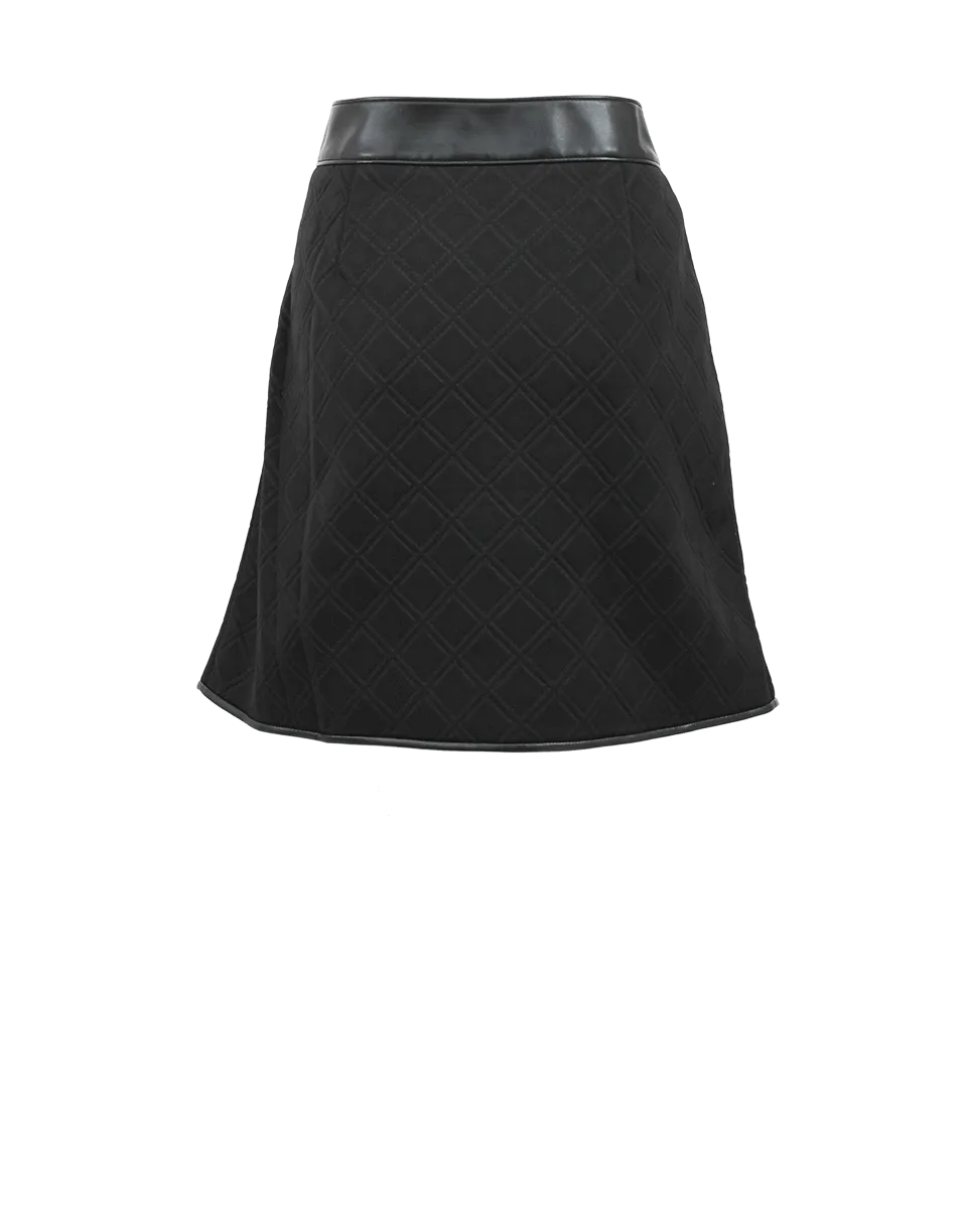 A-Line Biker Wrap Skirt