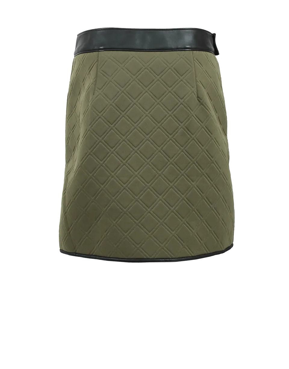 A-Line Biker Wrap Skirt