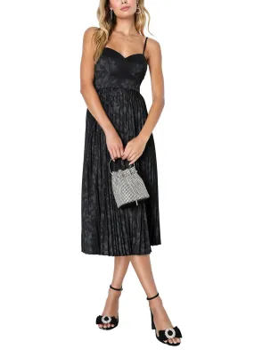 Anastasia Pleated Midi Dress