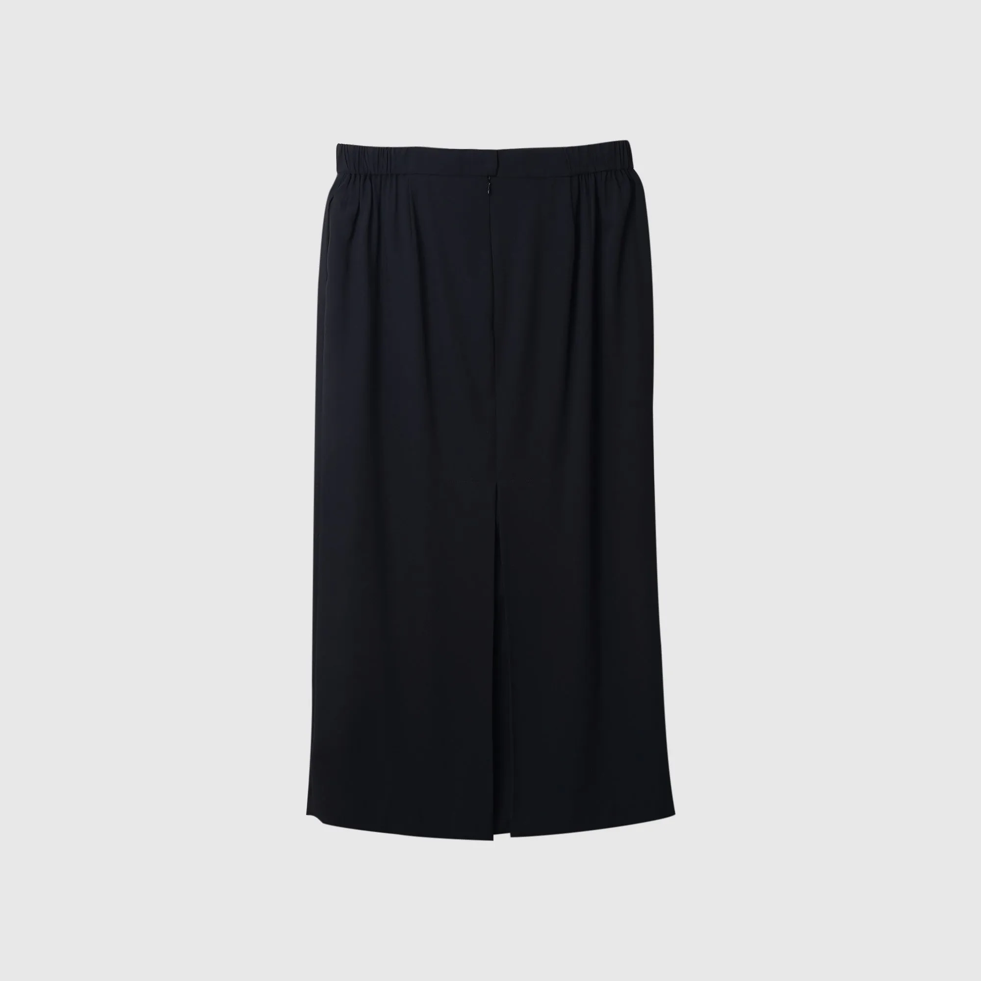 Back Pleated Long Skirt