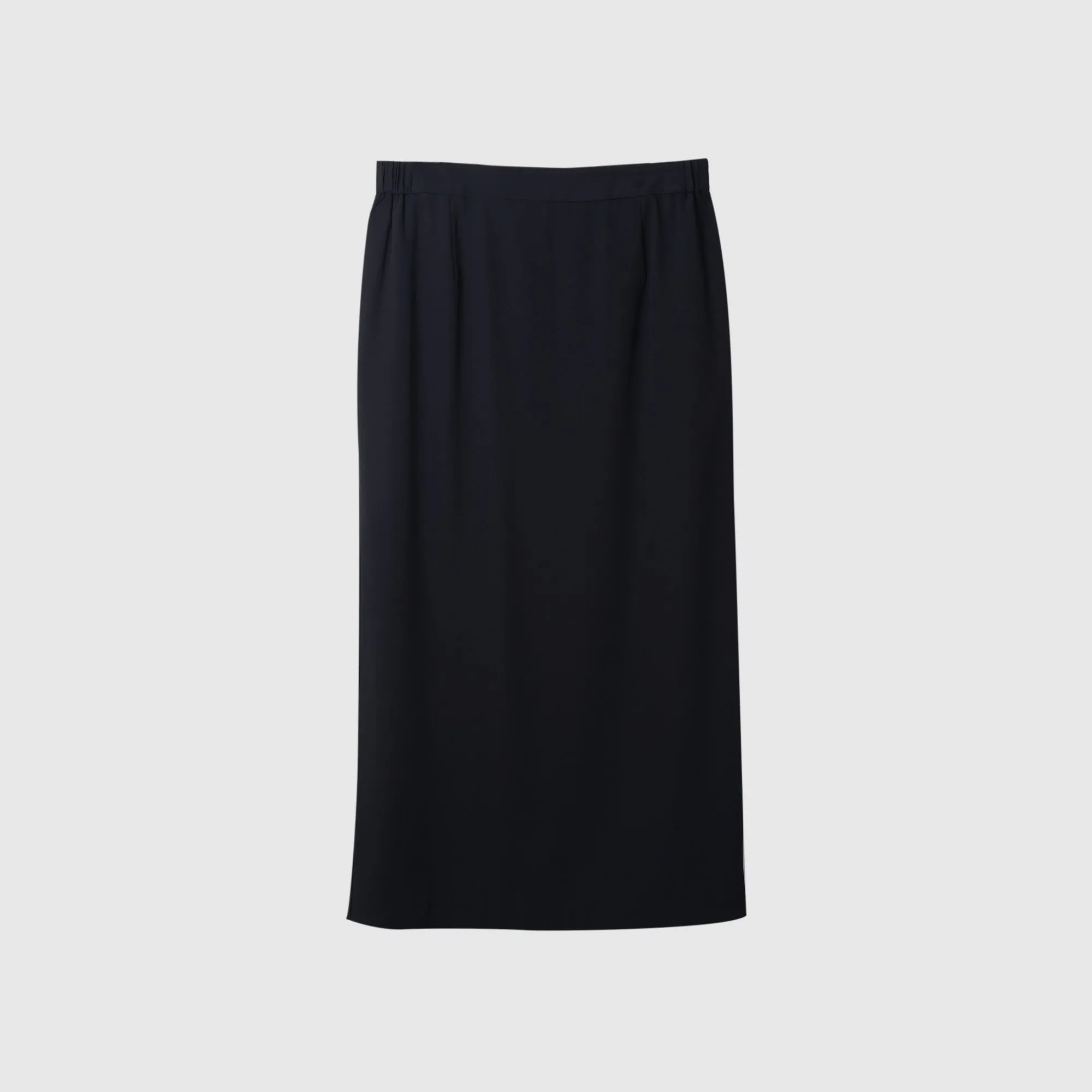 Back Pleated Long Skirt