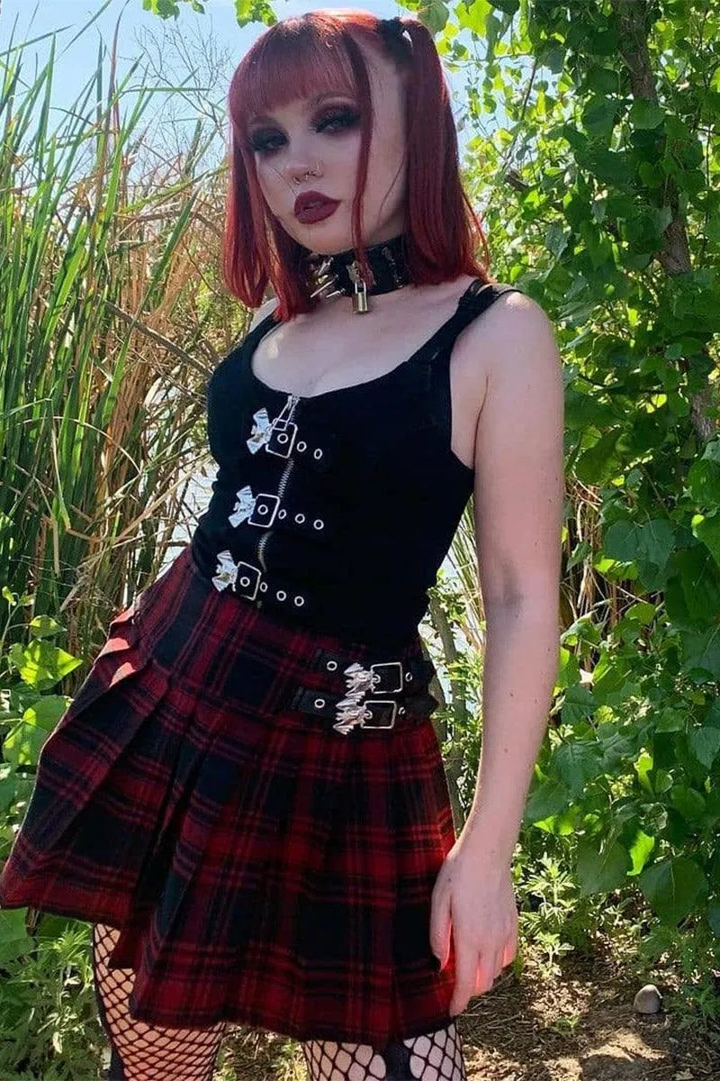 Bat Girl Skirt [TARTAN]