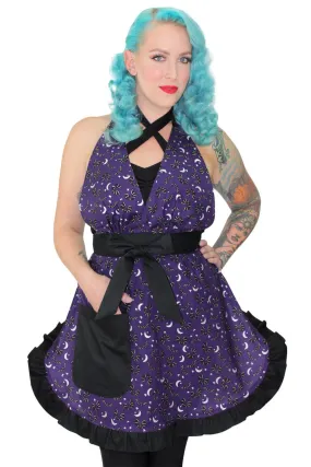 Bats & Moons Pinup Apron