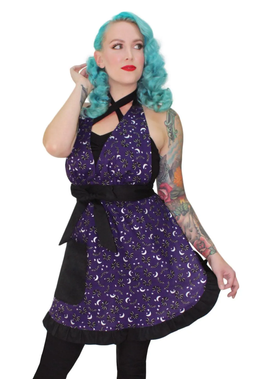 Bats & Moons Pinup Apron