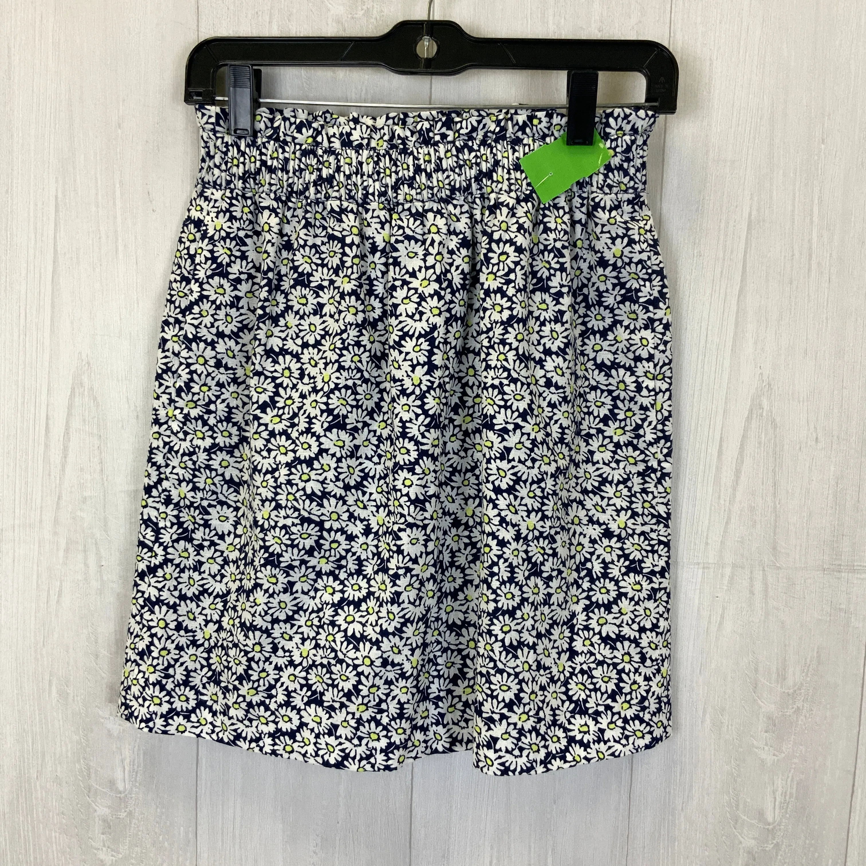 Blue & White Skirt Mini & Short J. Crew, Size 0