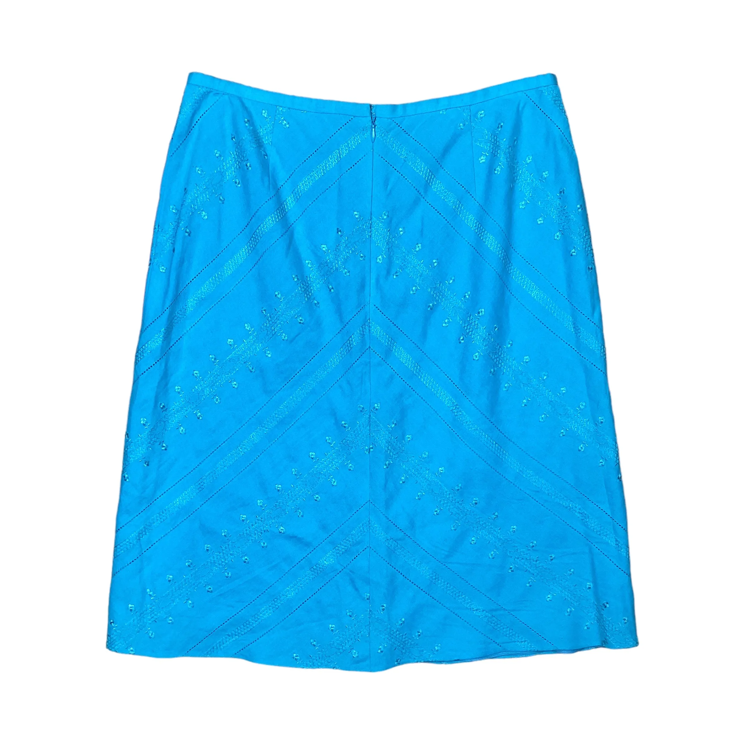 Blue Skirt Mini & Short Ann Taylor, Size 10