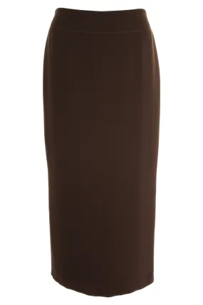 Busy Clothing Womens Brown Long Skirt