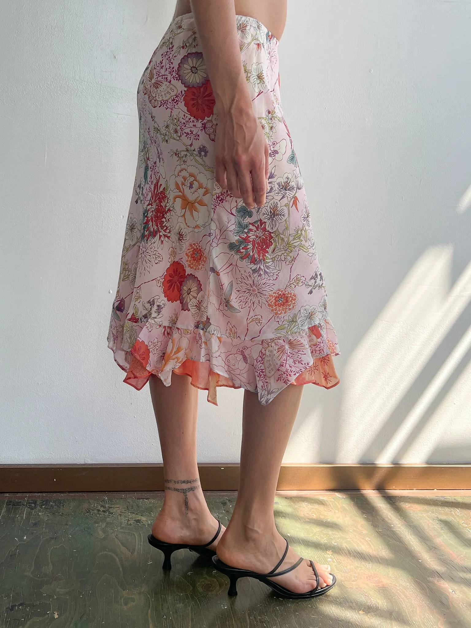 Butterfly Floral Skirt (S)