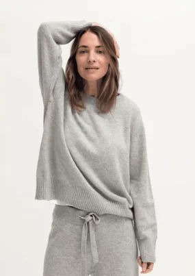 Cashmere Crew Sweater Grey