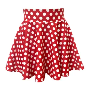 CHILDREN'S Minnie Red & White Polka Dot Skater Skirt