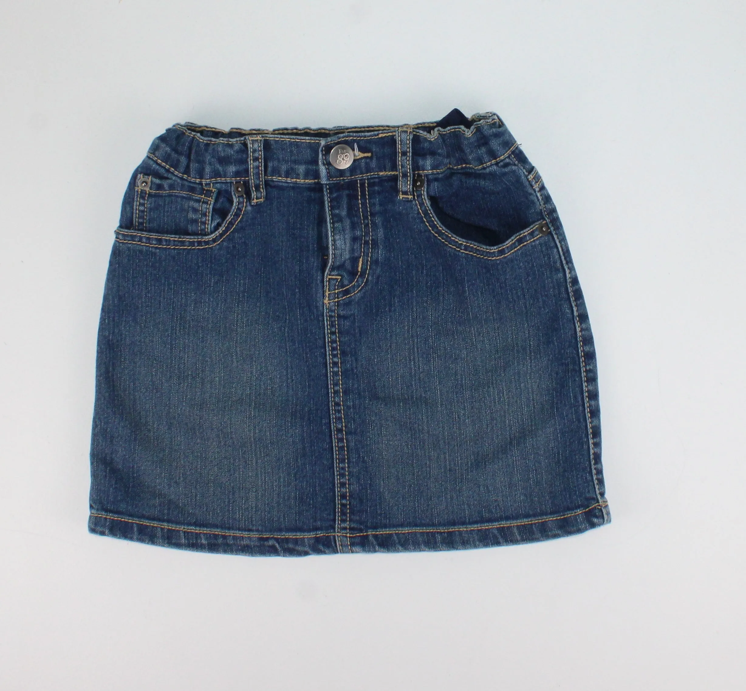 CHILDRENS PLACE DENIM SKIRT 12Y EUC