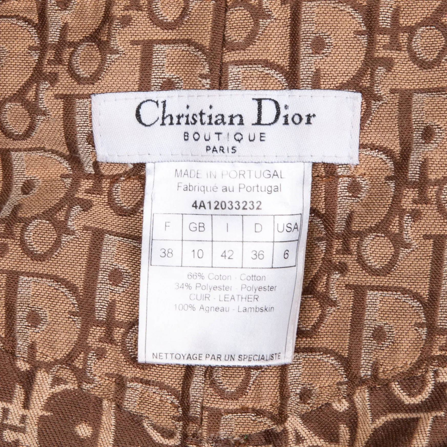 Christian Dior Rasta Diorissimo Ad Campaign Skirt