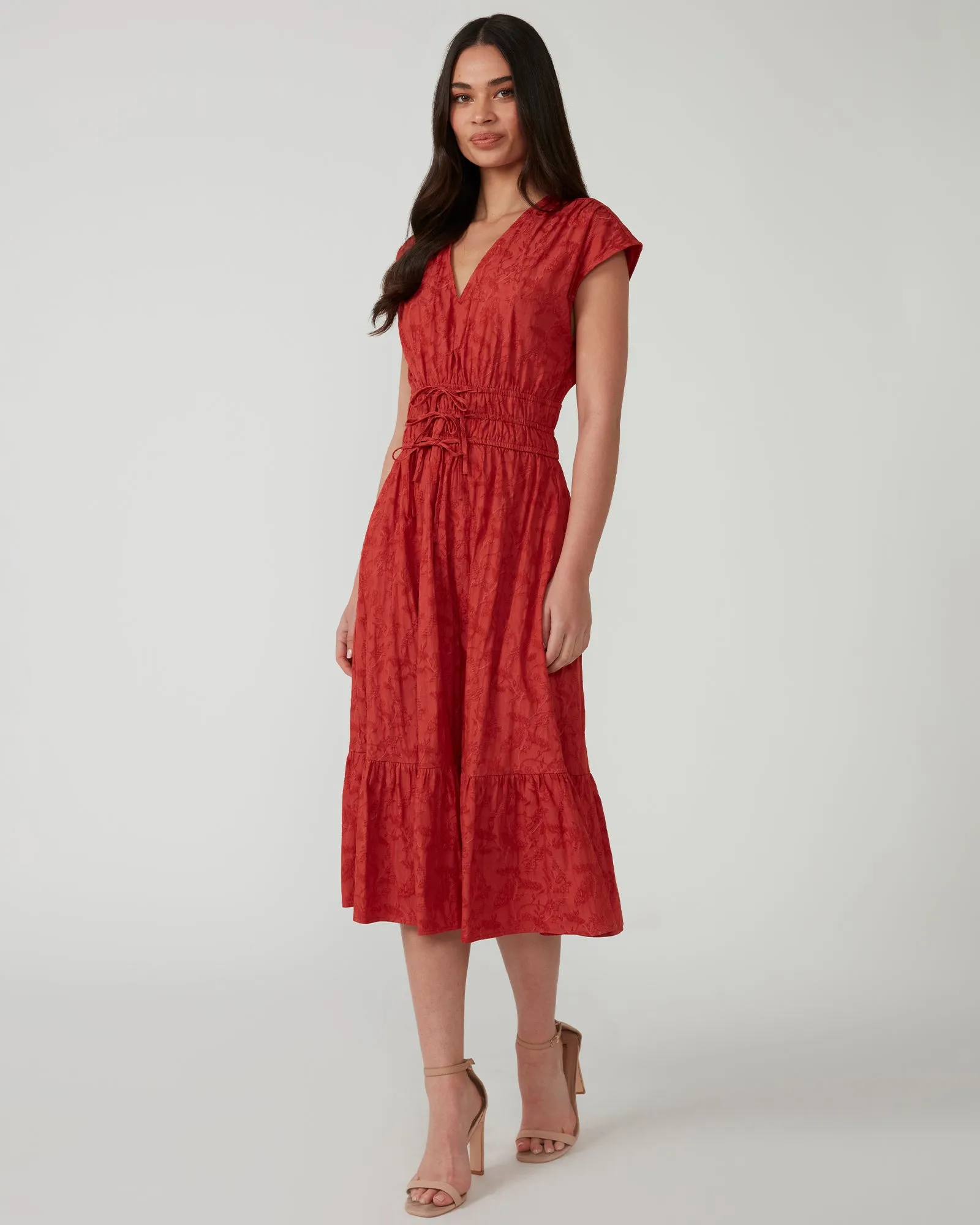 Crimson Charm Dress