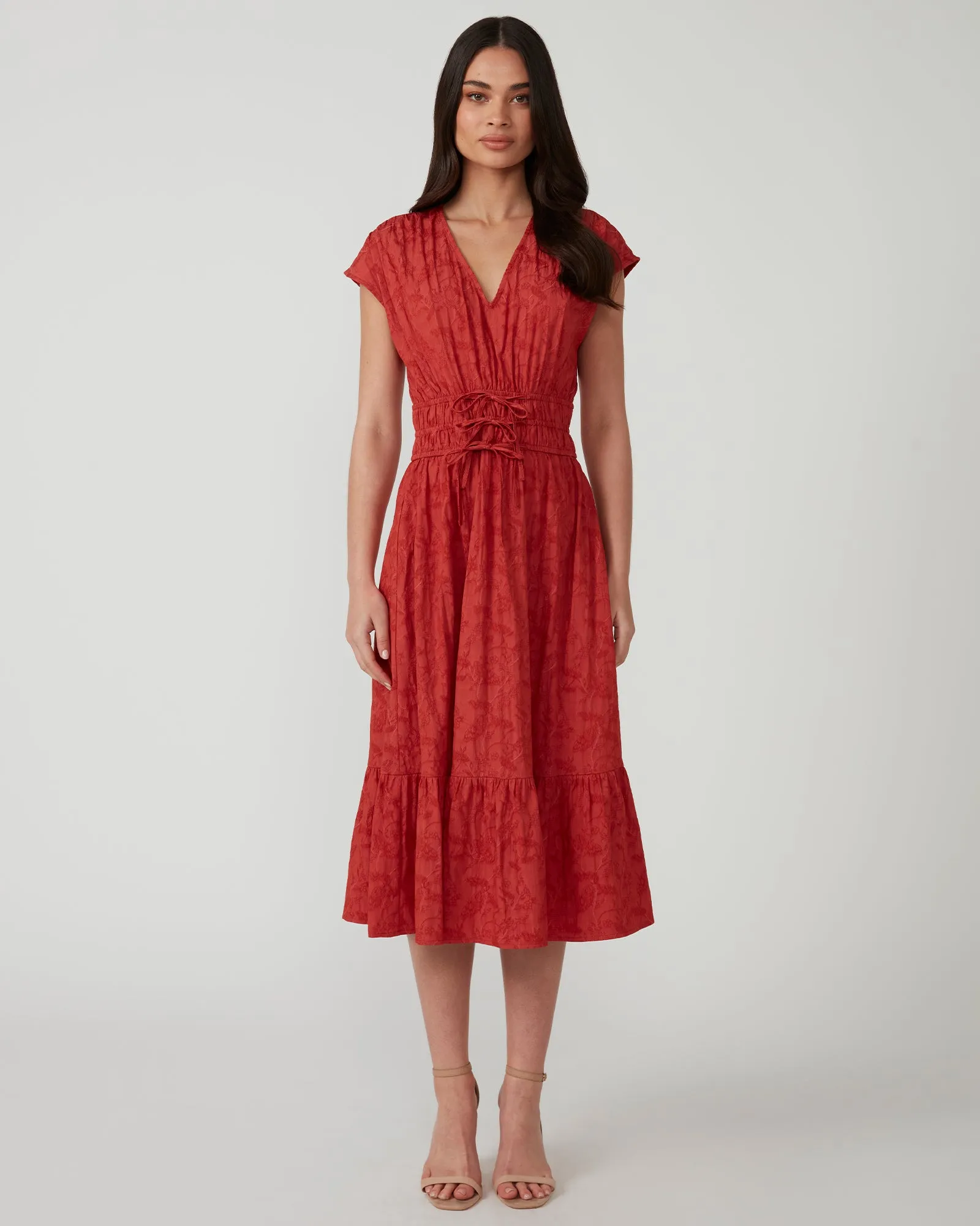 Crimson Charm Dress