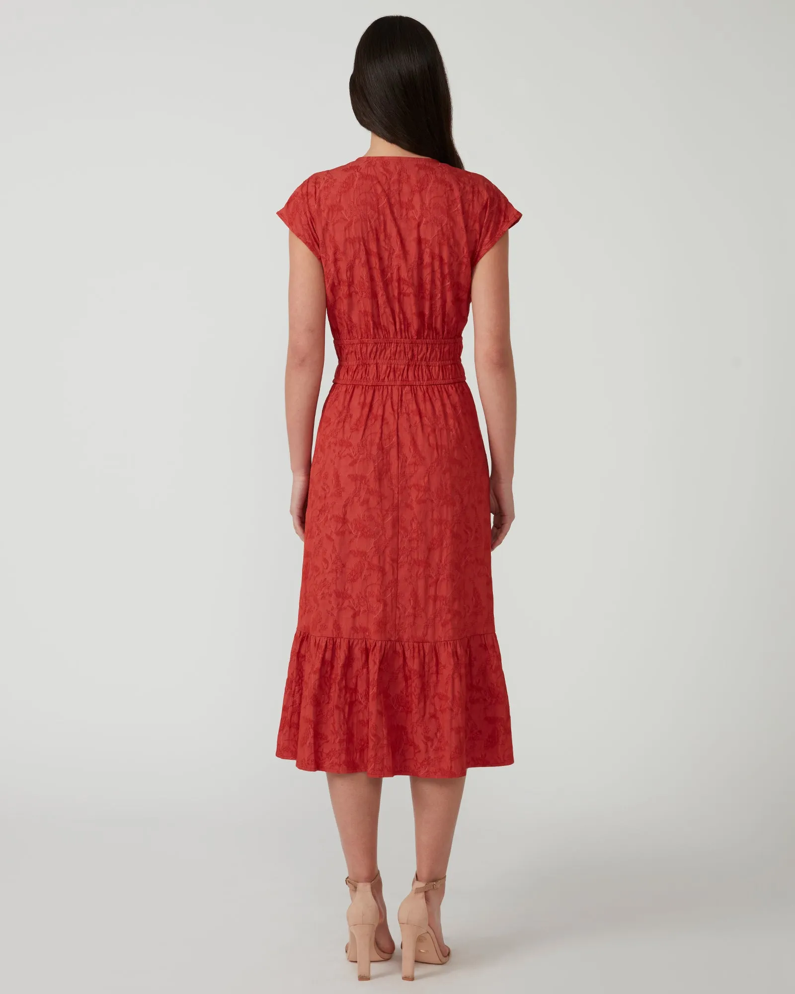 Crimson Charm Dress