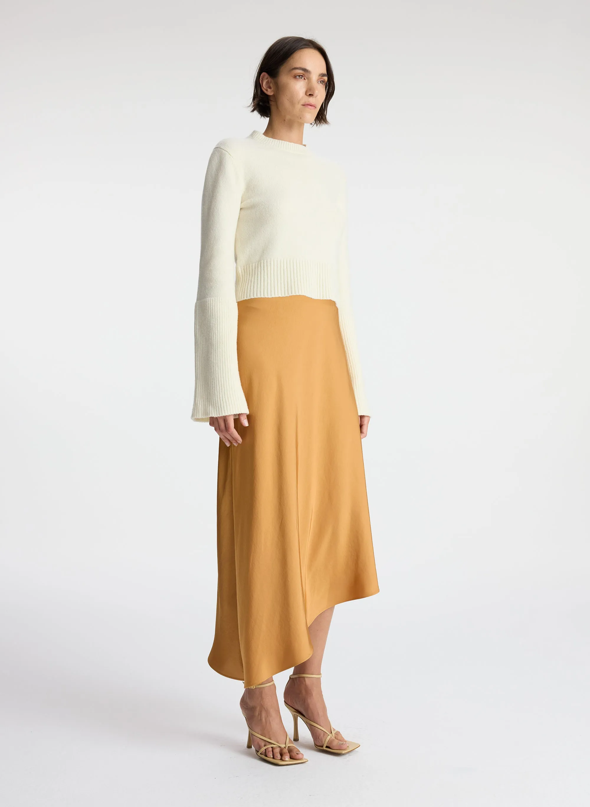 Darcy Satin Midi Skirt