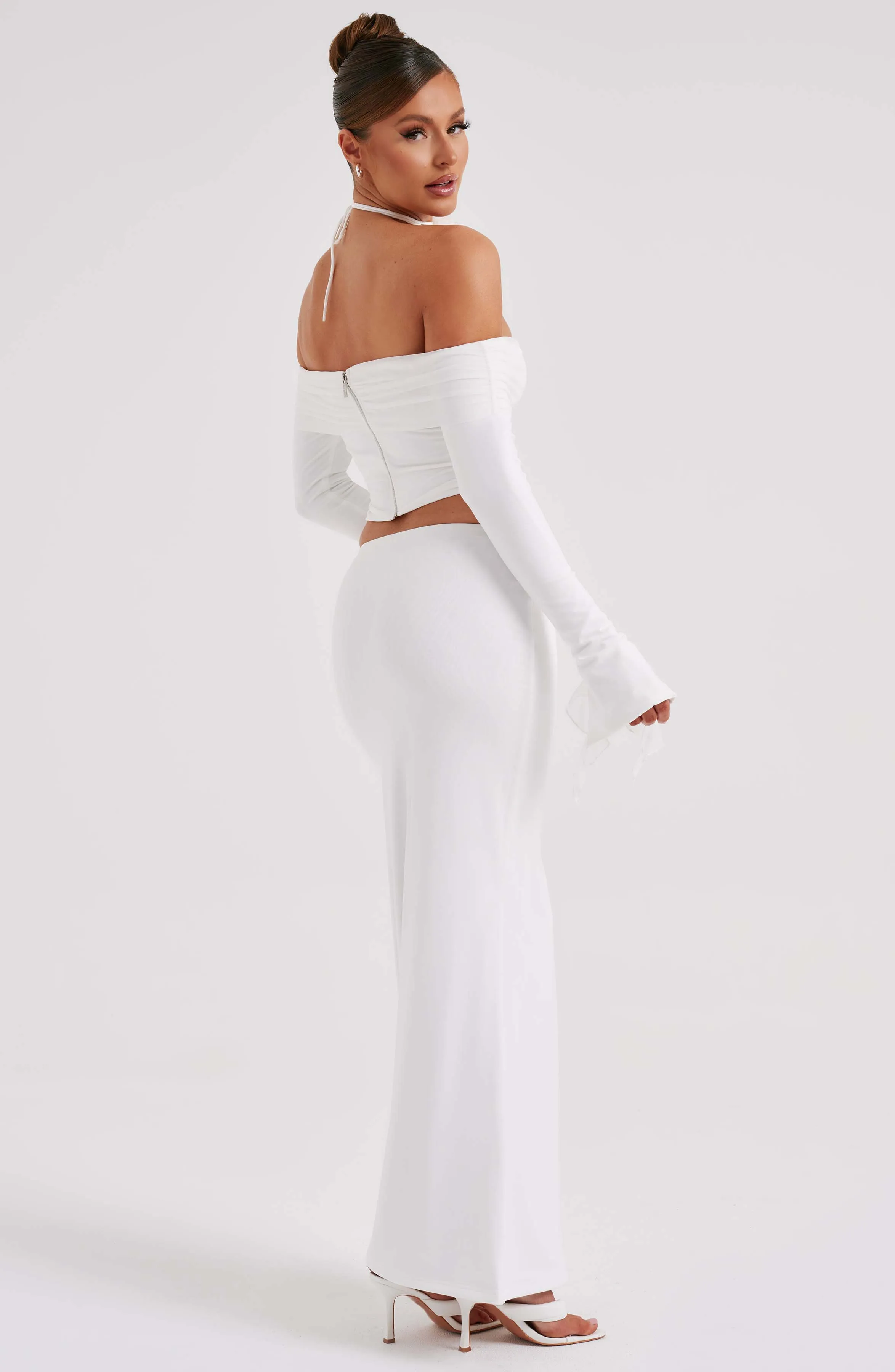 Deema Maxi Skirt - Ivory