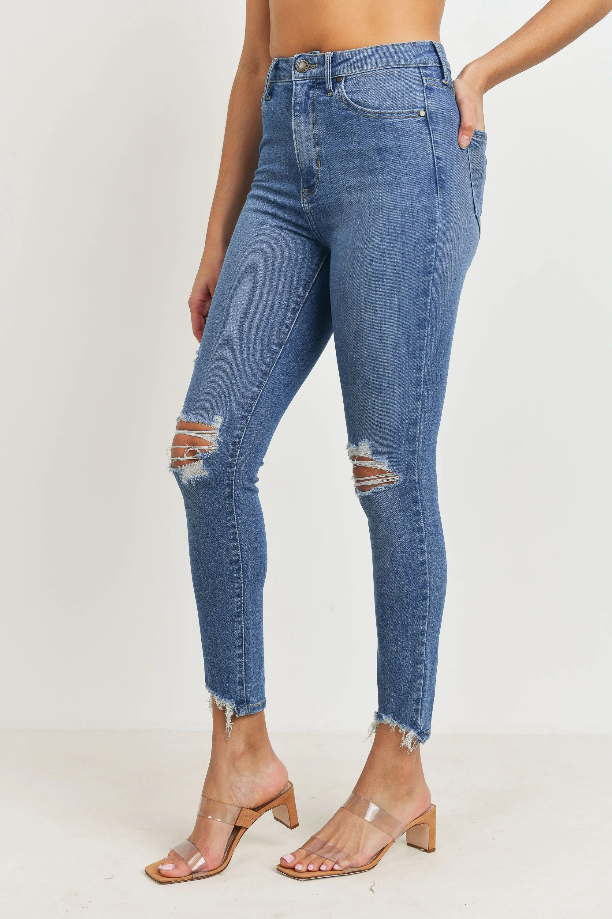 Destructed Skinny Jean