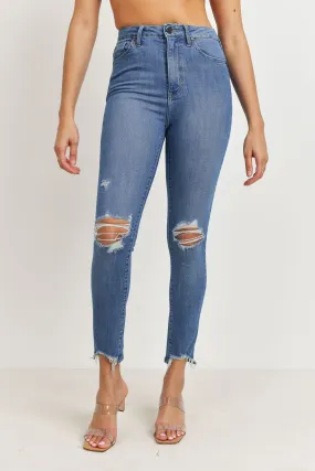 Destructed Skinny Jean