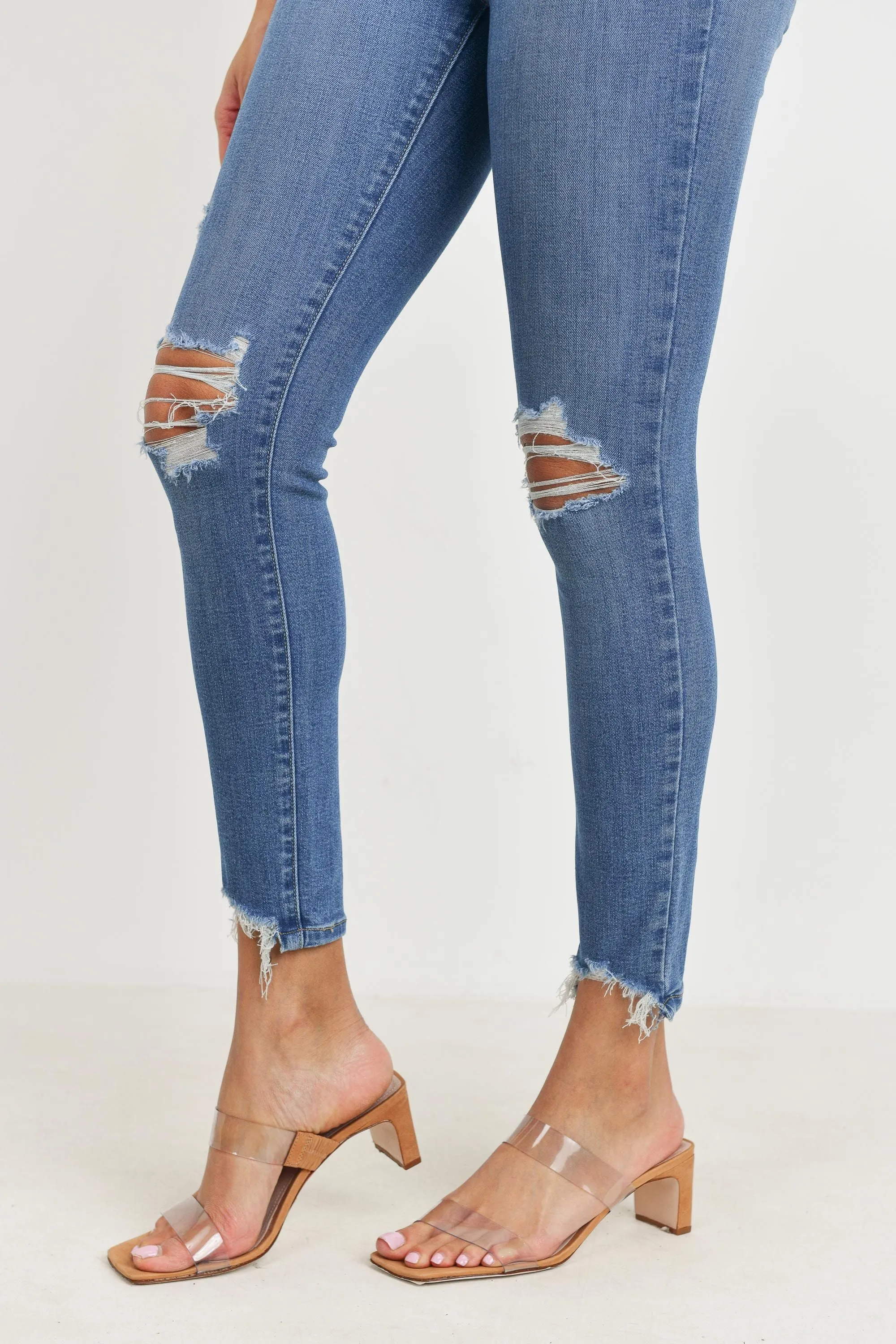 Destructed Skinny Jean