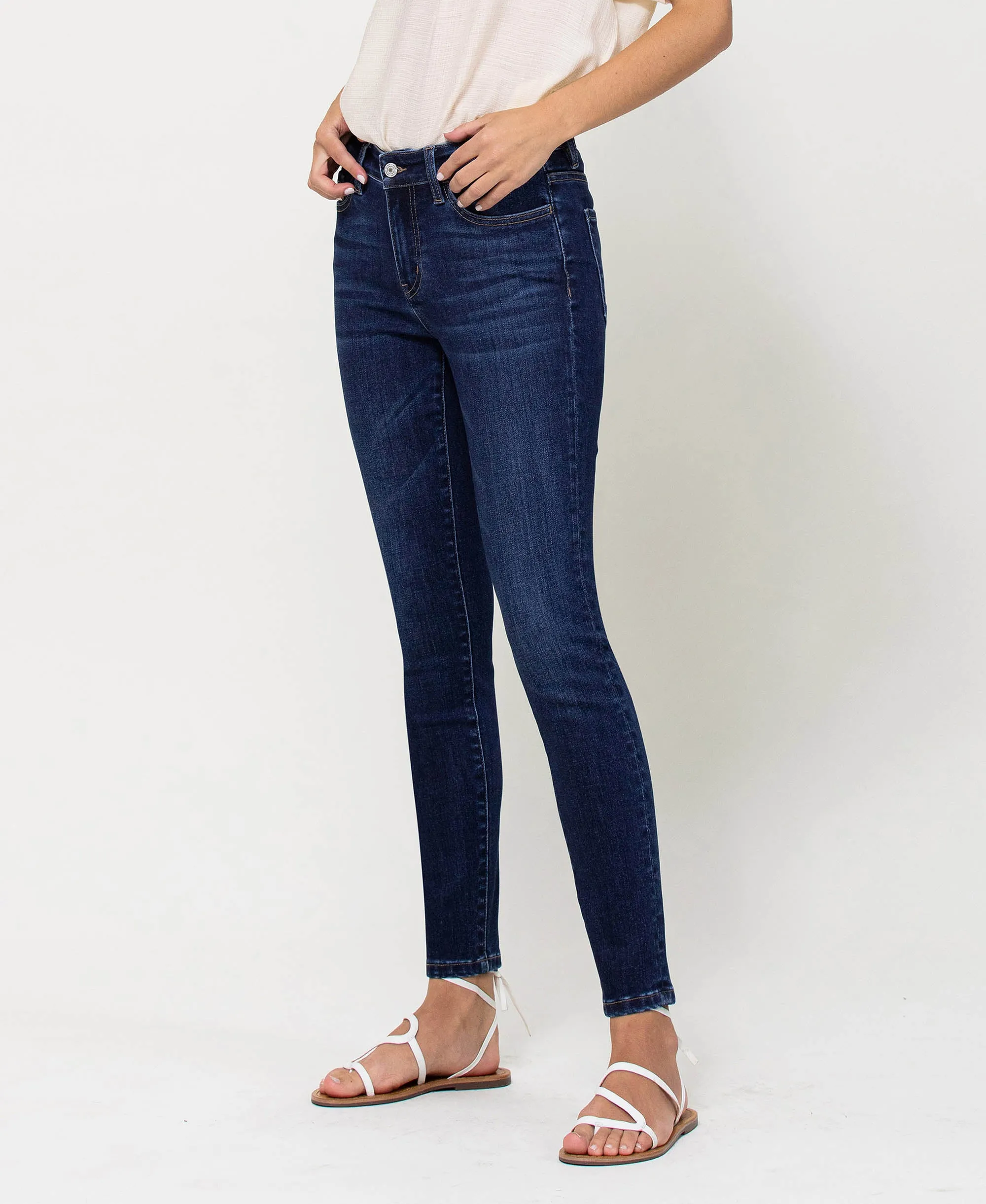 DK Wash - High Rise Ankle Skinny Jeans