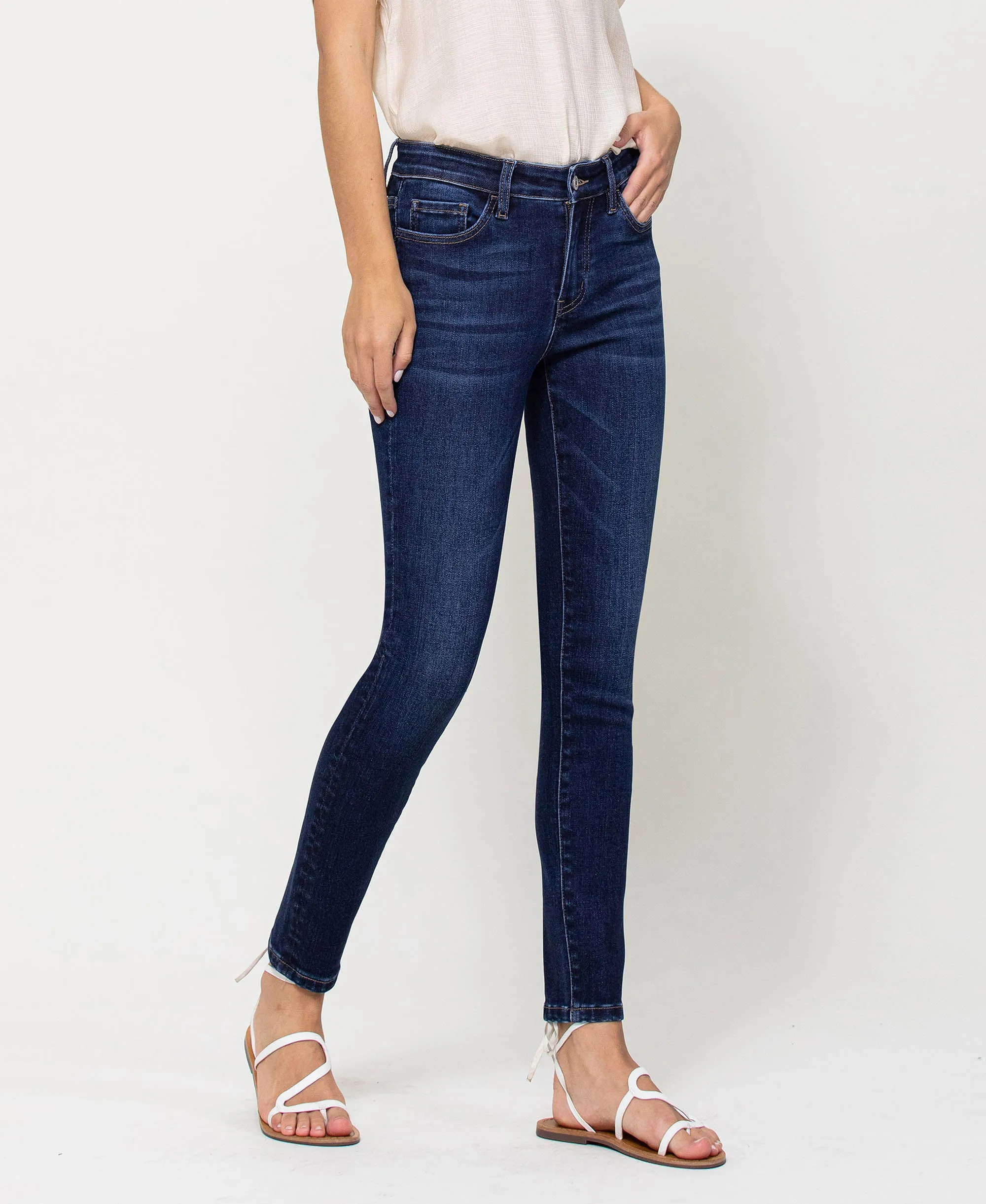 DK Wash - High Rise Ankle Skinny Jeans