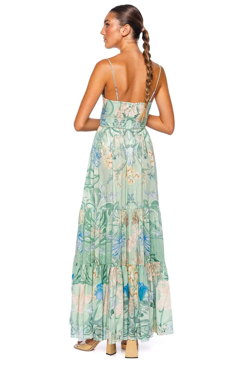 Dreaming in Dutch Twist Front Maxi Dress