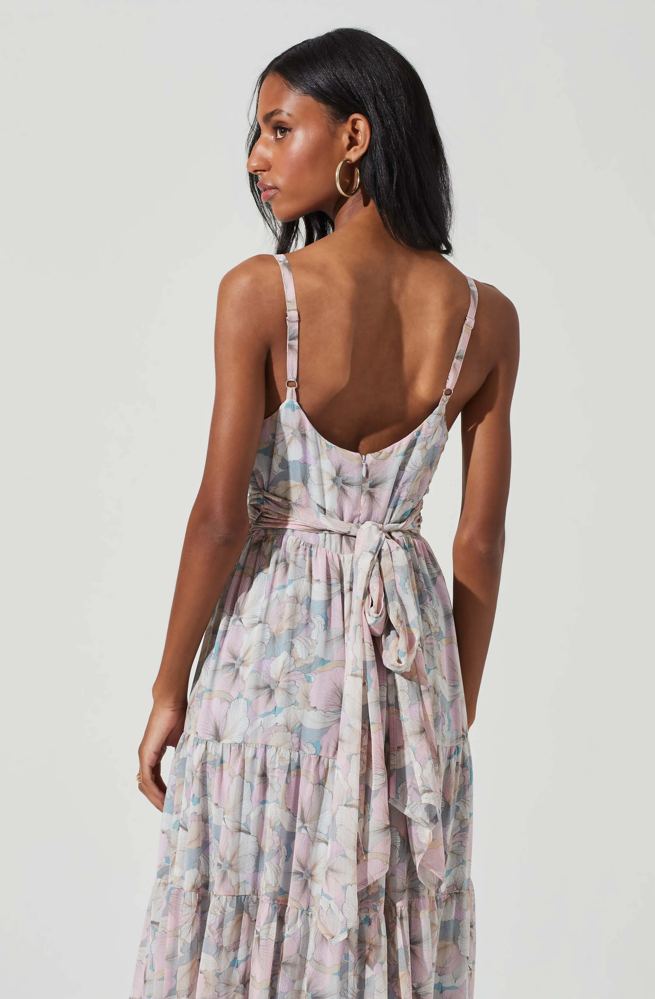 Elsa Floral Tiered Maxi Dress