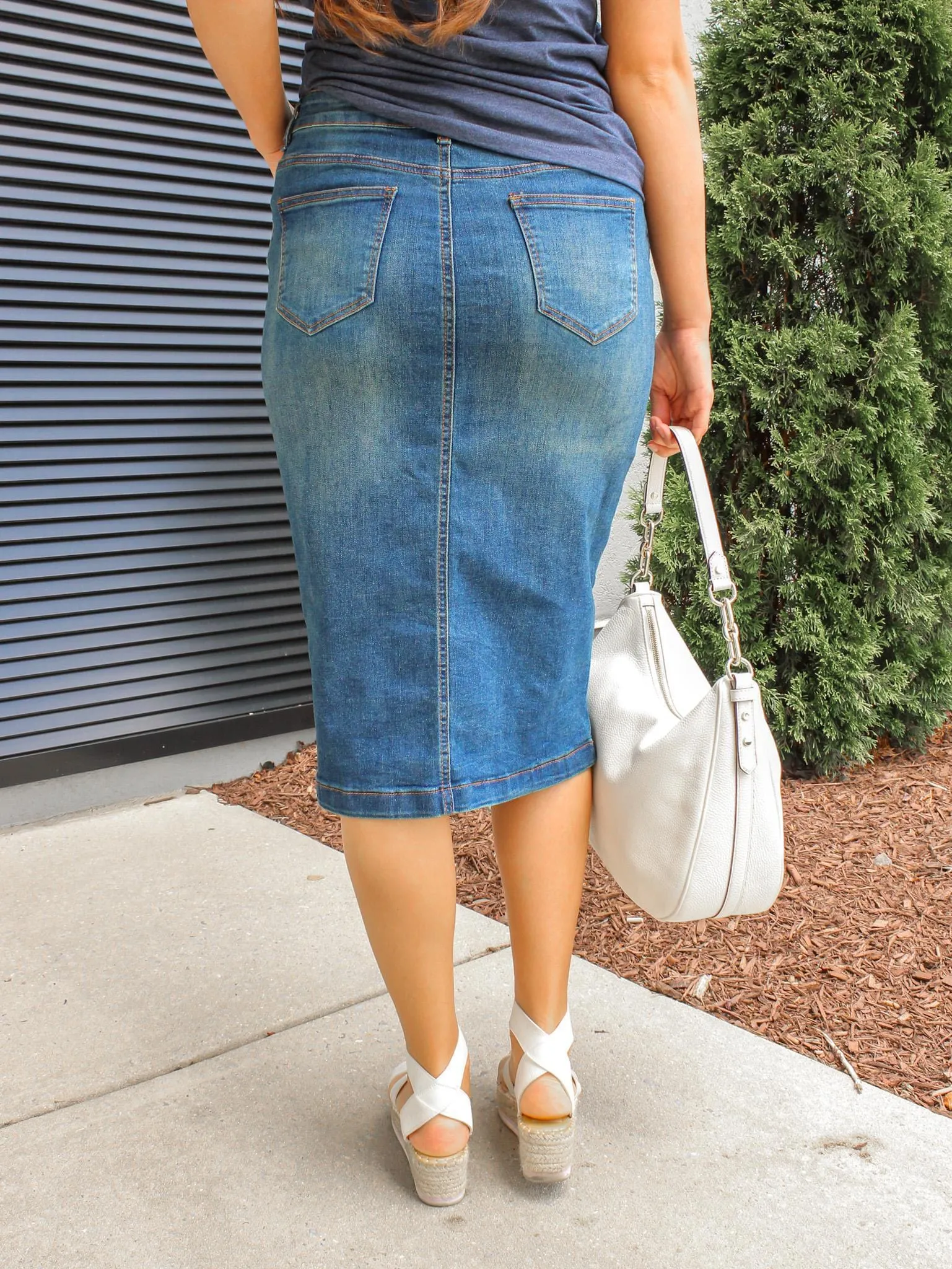 Emily Vintage Denim Skirt