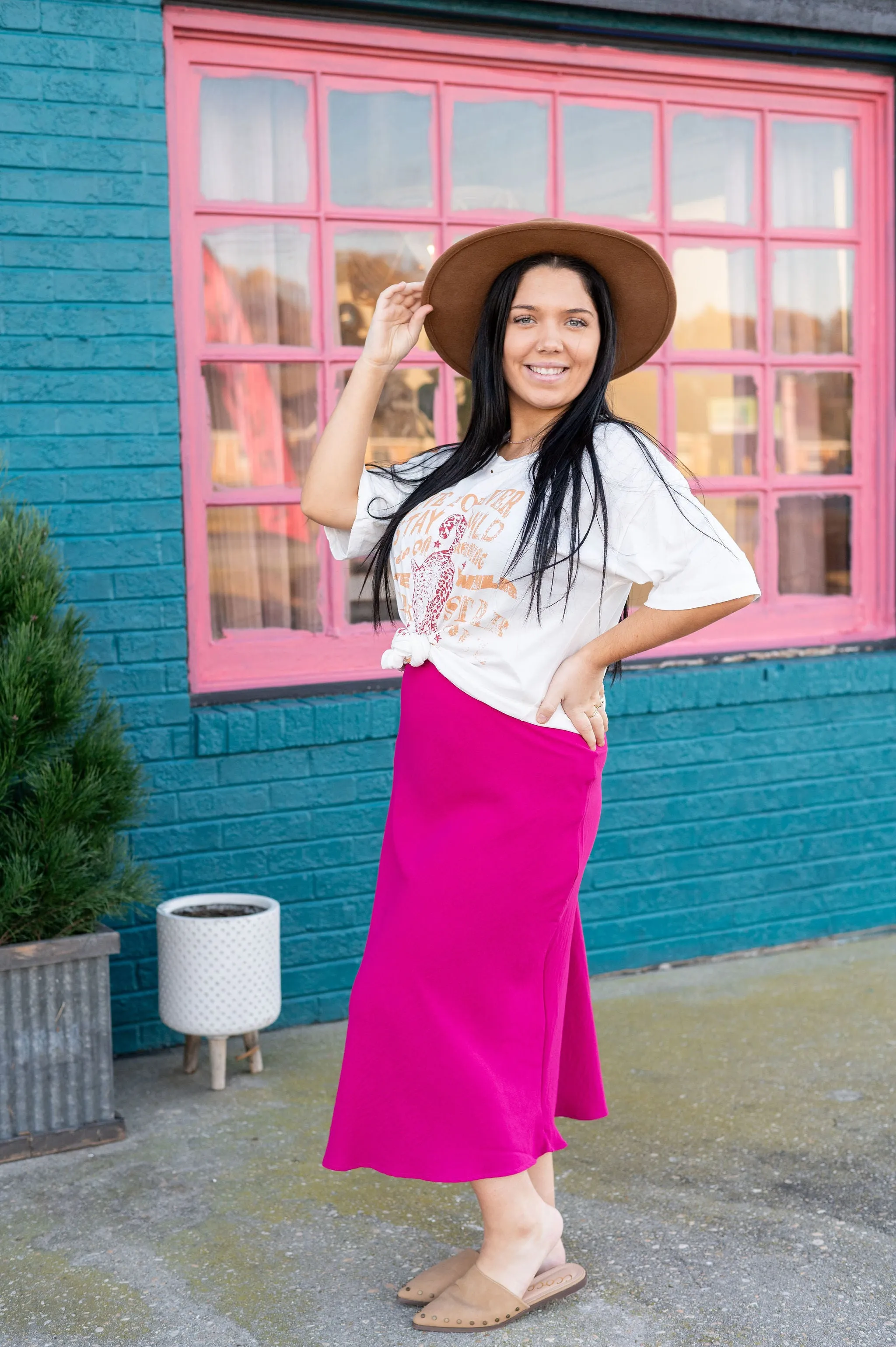 Flirty Flare Midi Skirt {MULTIPLE COLORS}