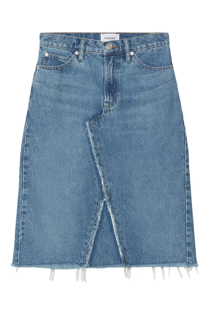 Frame Denim Deconstructed Skirt in Mabel