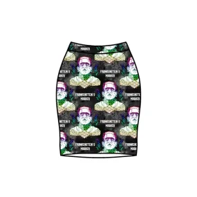 Frankenstein Adult pencil skirt