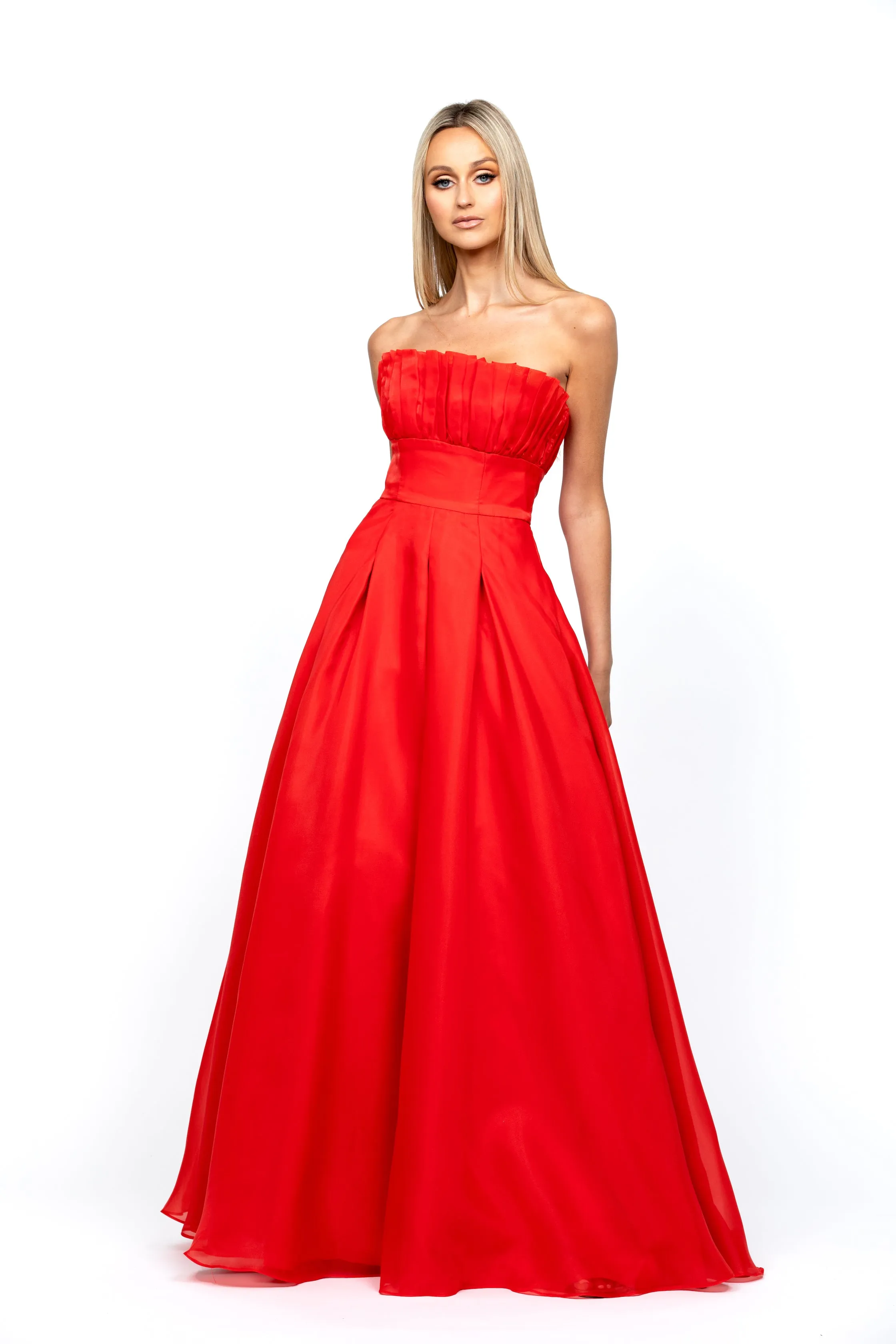 Itzi Ruffled Ballgown