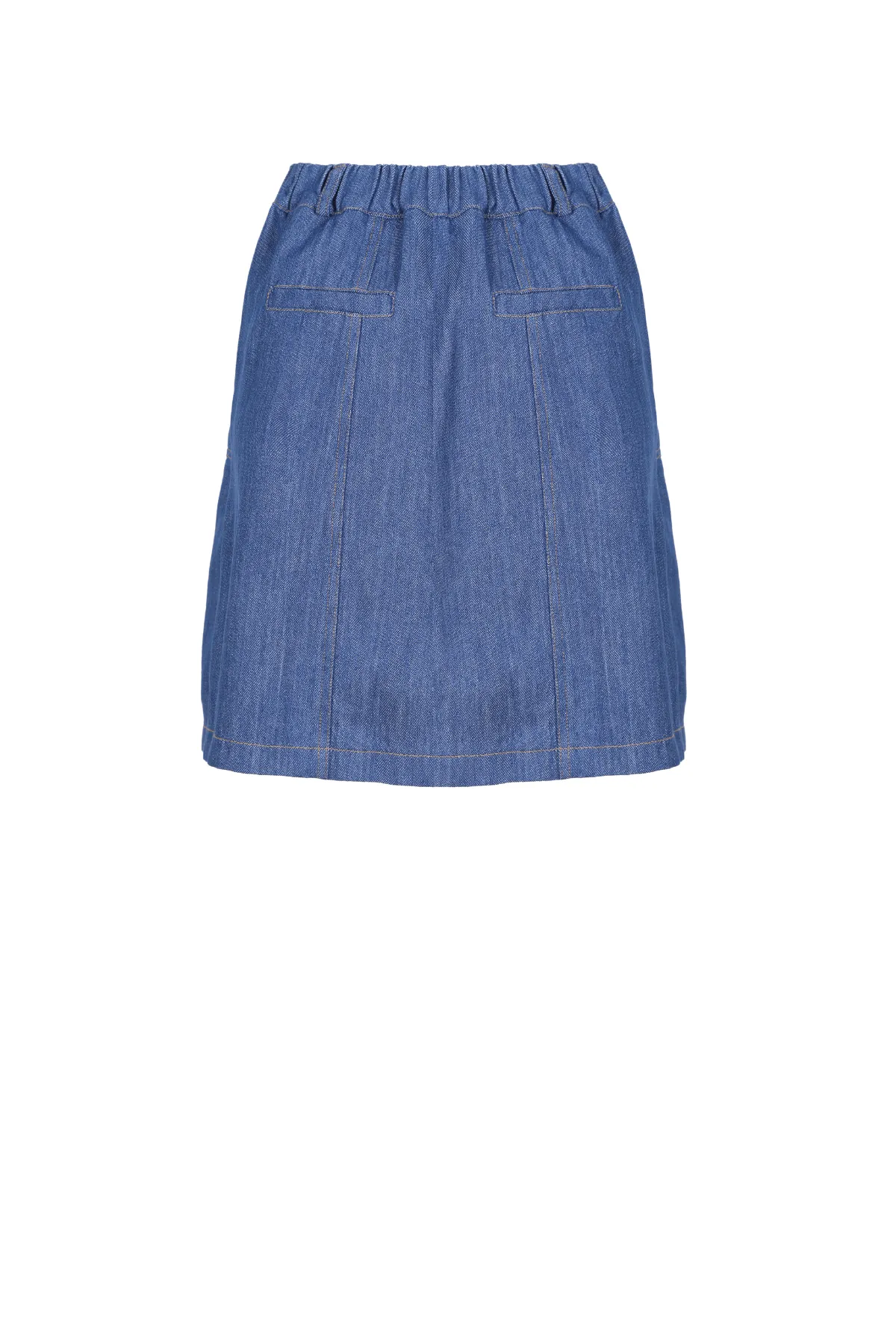 Jackson Denim Mini Skirt Mid Wash