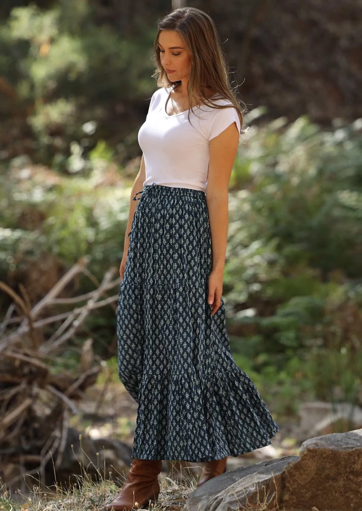 Maxi Skirt Periwinkle