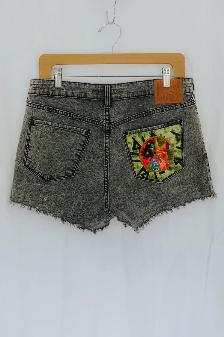 Peace Pocket Denim Short - #3