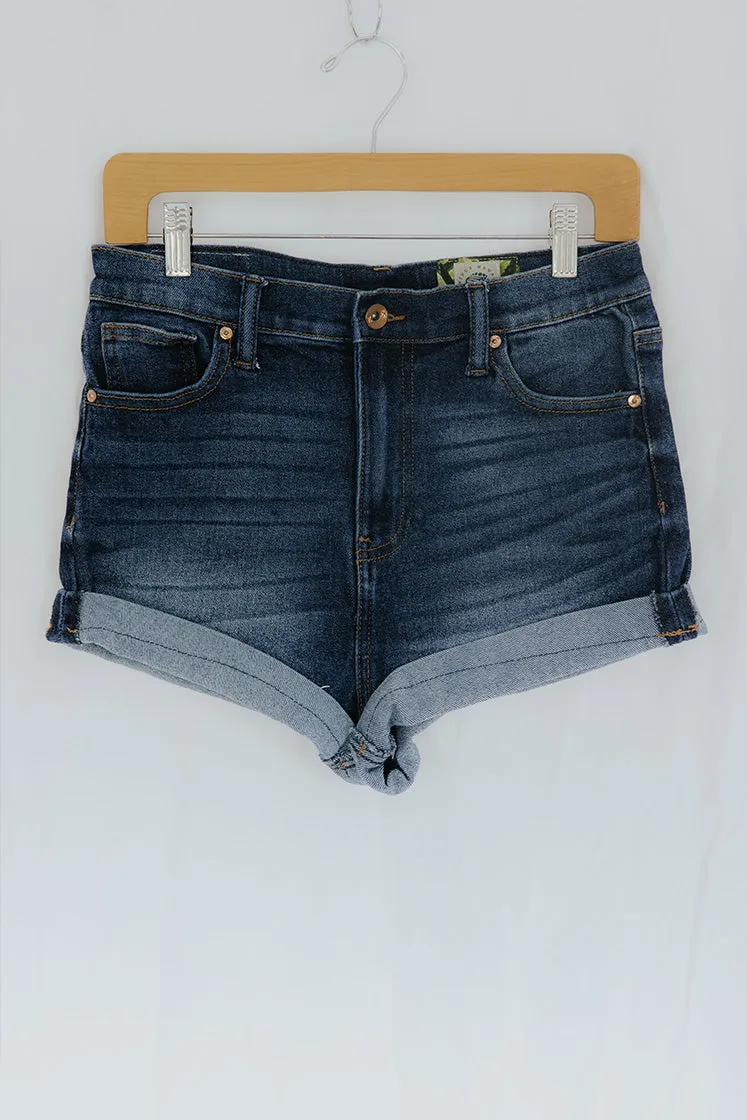 Peace Pocket Denim Short - #6