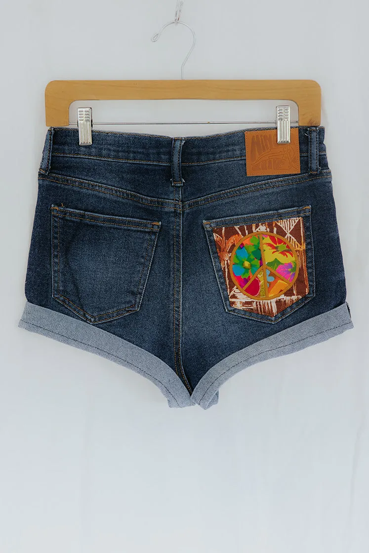 Peace Pocket Denim Short - #6