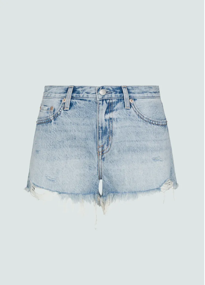 Pistola Gigi Cut off Distressed Denim Jean Shorts