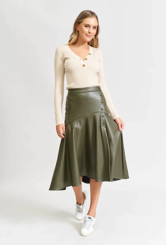 Pu Drifter Skirt