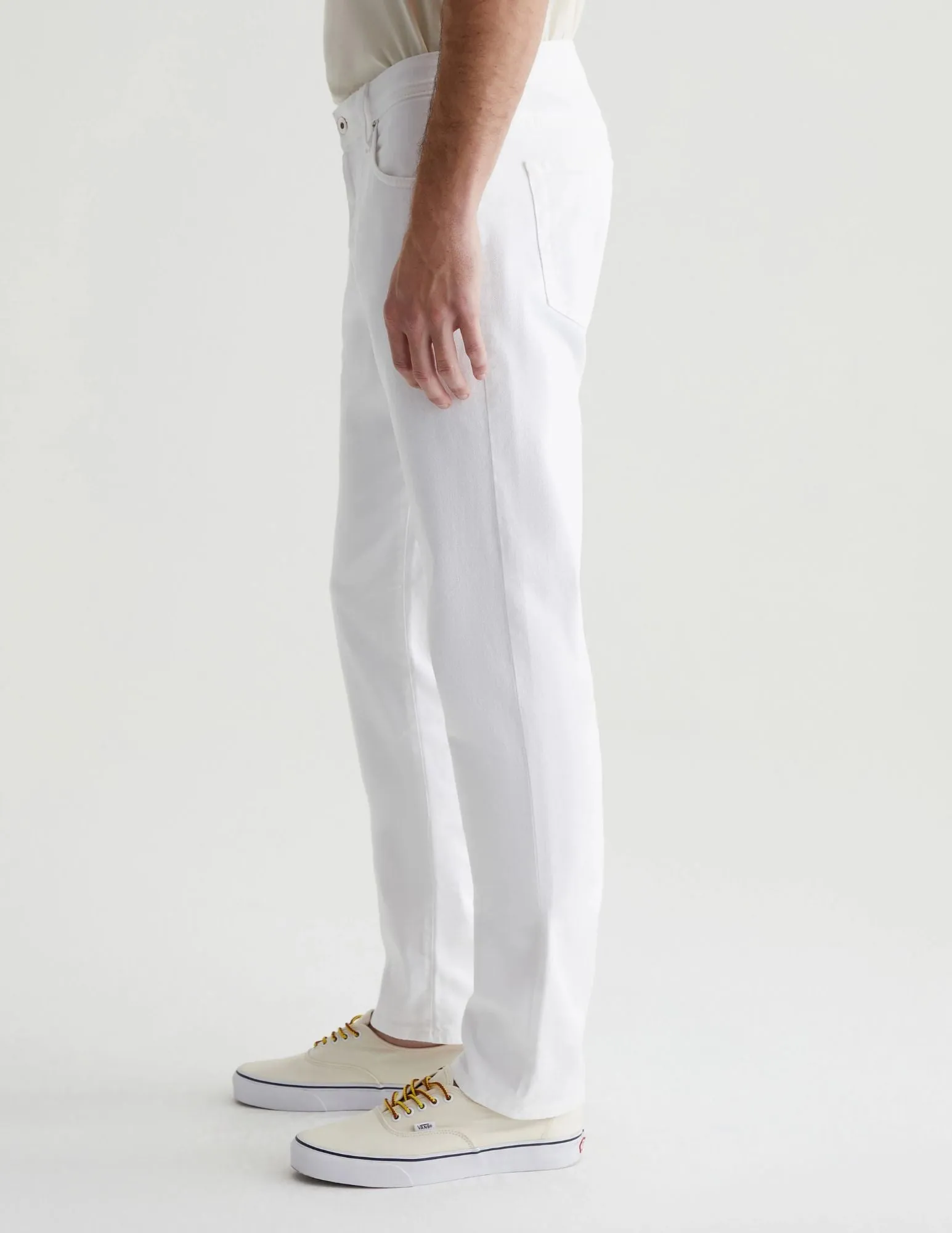 Tellis Jean | White Denim