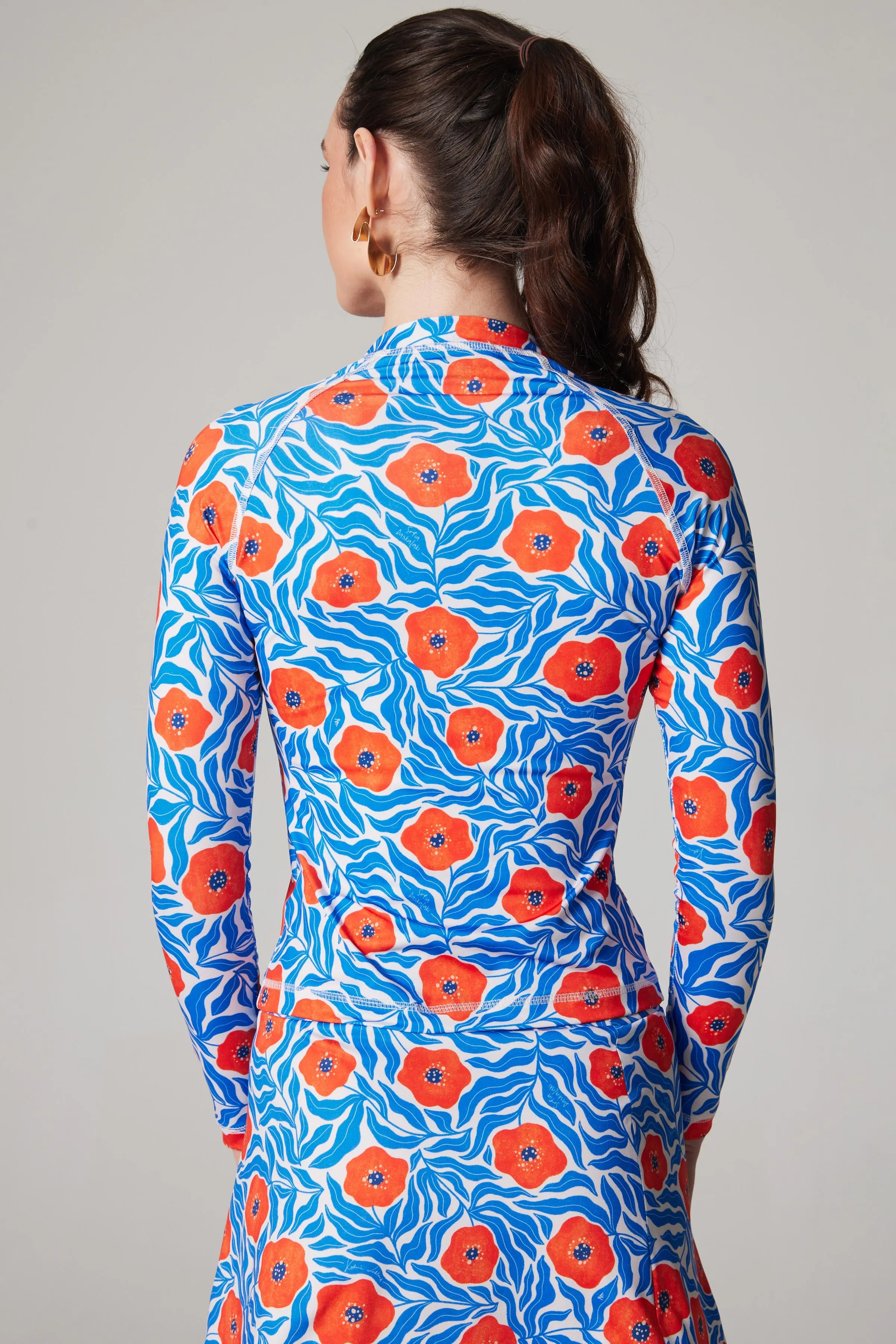 UV protection Long Sleeve Rash Guard - Katrin Leblond X Sofia Daskalaki