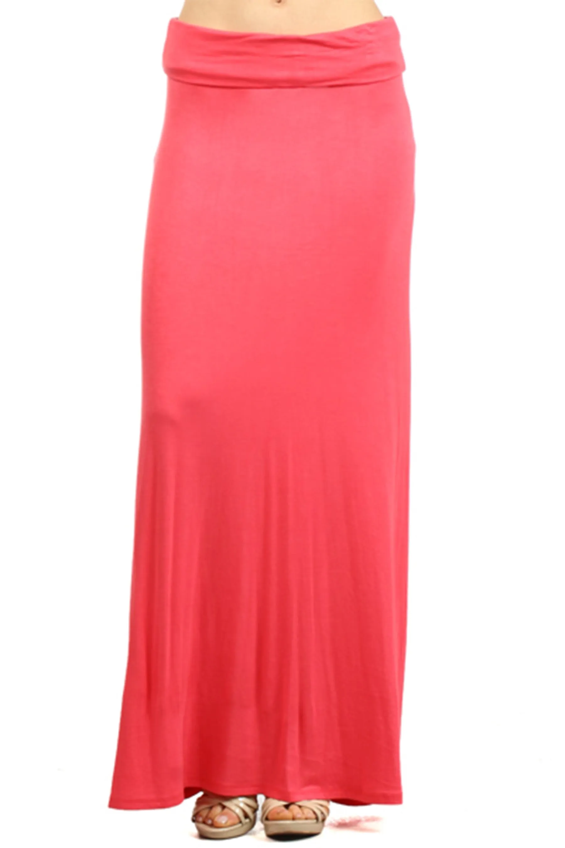 Women's Chic and Comfortable High-Waisted Maxi Skirt